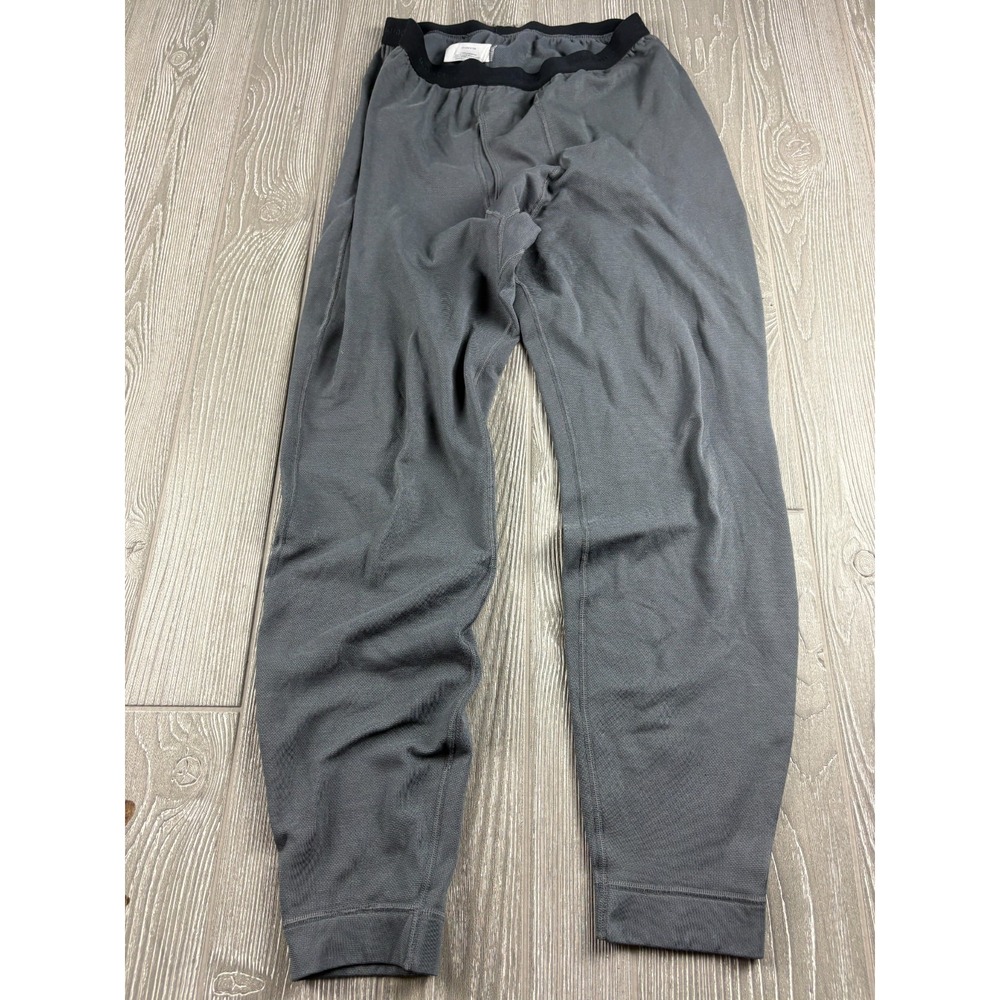 Patagonia Mens XL Grey Base Layer Thermal Pants Inseam 29 Fleece Capilene